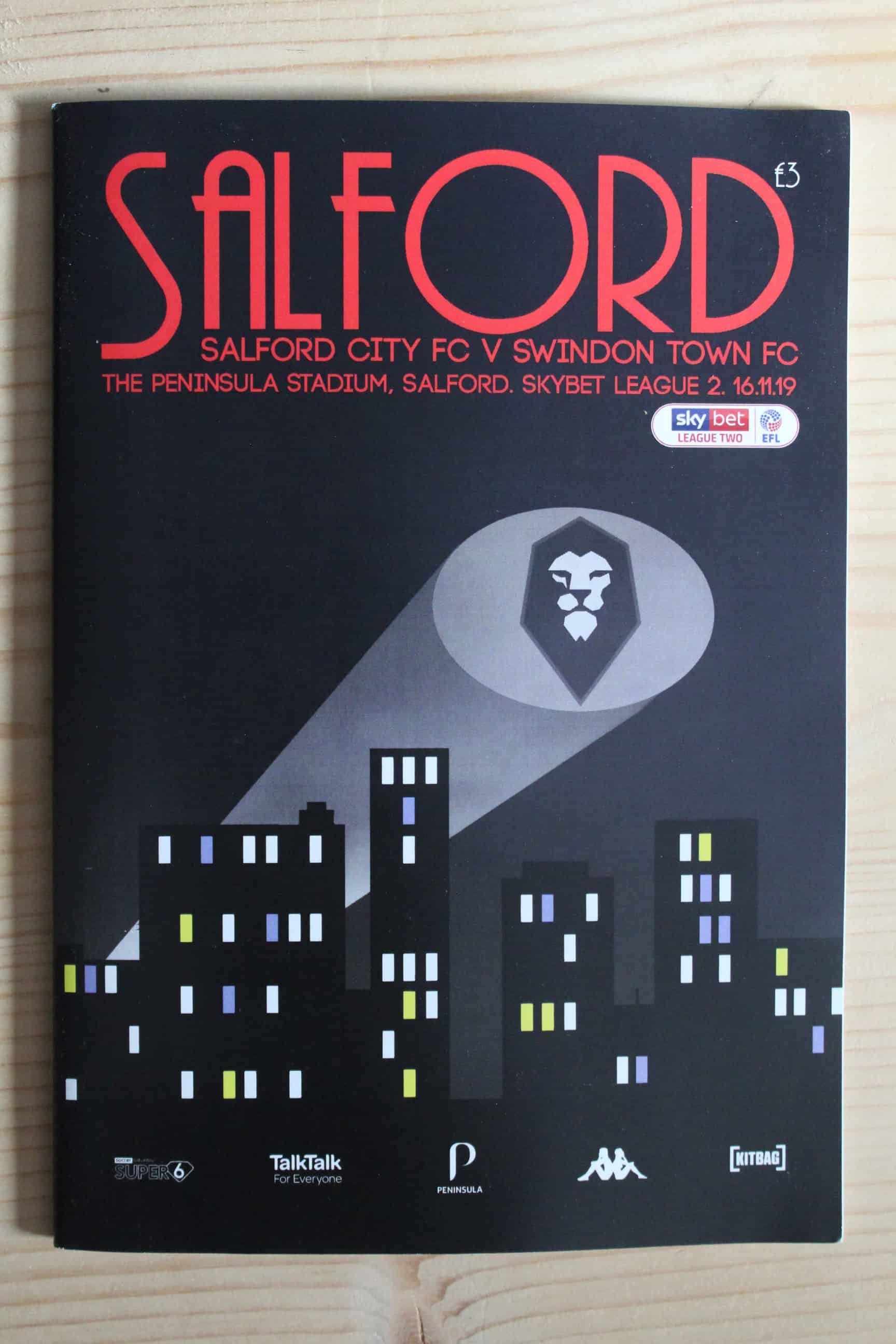 Salford City v Swindon Town FC
